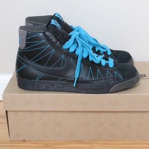 Nike Blazer Mid - Blk/Turquoise (Size 10.5)